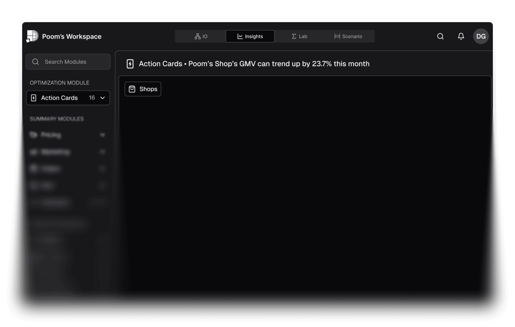 Workspace hero background